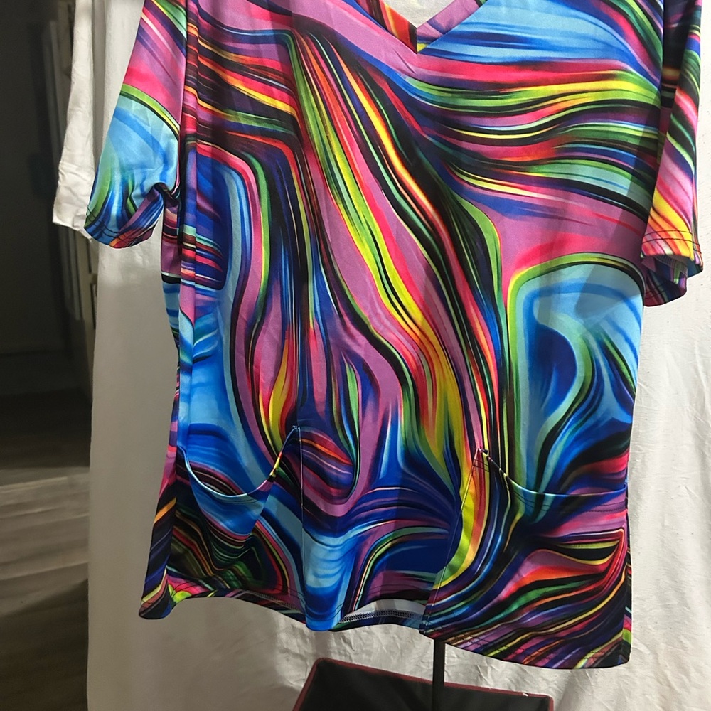 Vibrant Multicolor Women's Top